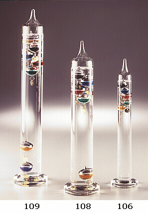 S.A.T.I. - Termometro Galilei - Termometri Galileo Galilei - Galilei  Thermometer - art. 106-107-108